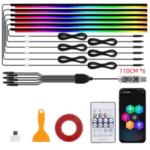 Smart Interior light Car Kit with App Control