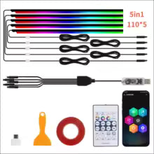 Smart Interior light Car Kit with App Control